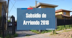 Requisitos Subsidio de Arriendo 2018